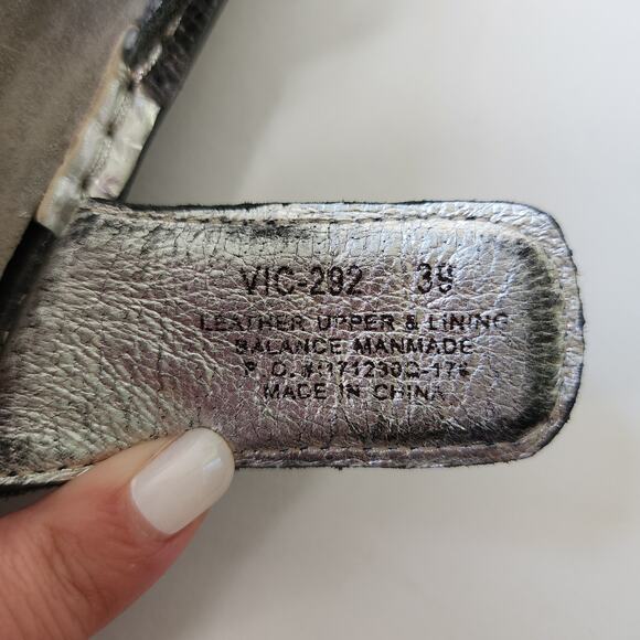 Alegria Victoriah Glimmer Glam Sandals Silver EU US 9 - Picture 7 of 7